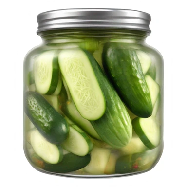 Jar of pickles sticker