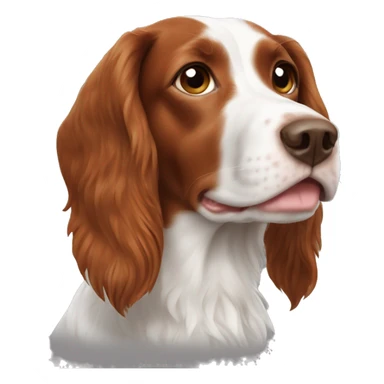 Brittany spaniel dog sticker