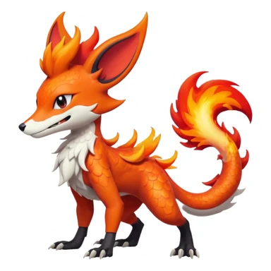 Salandit-Braixen-fusion sticker