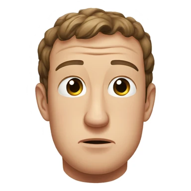 mark zuckerberg sad sticker