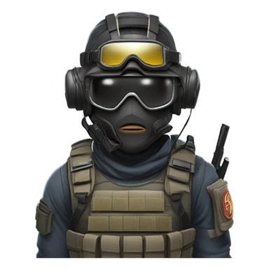 Warden from R6 sticker