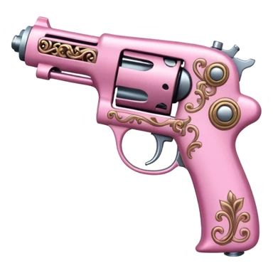 pink tattoo gun sticker