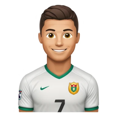 Cristiano Ronaldo football emojis sticker