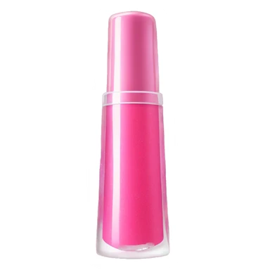 sparkly pink lipgloss tube sticker