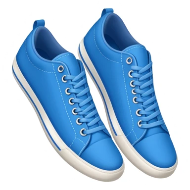 a pair of sneakers: azules sticker