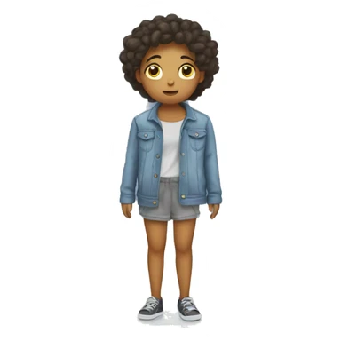 girl trying clothes in front of mirror that is sad sticker