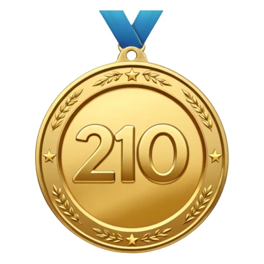 Create a medal which has an inscription "Brocation 2026" sticker