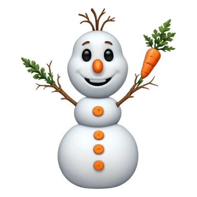 Olaf from the Frozen movie sticker