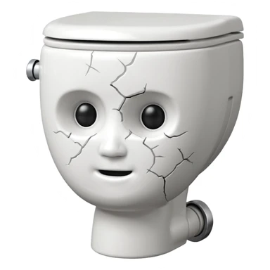 Skibidi Toilet Head + Toilet sticker