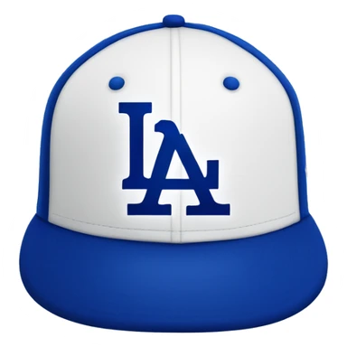 la dodgers LOGO sparking ON A HAT sticker