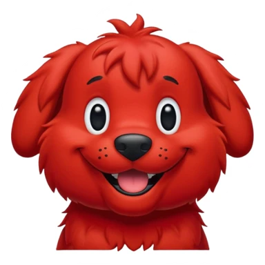 Clifford the big red dog sticker emoji sticker