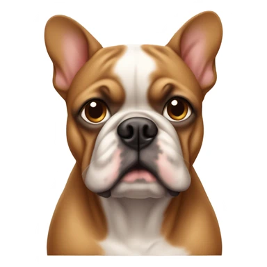 Bouledogues français couleur fauve avec les yeux clairs  sticker