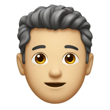 Homme avec grosse calvitie sticker