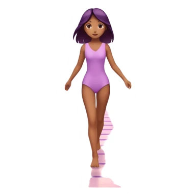 
A small figure walks across a glowing bridge, holding soft pink and purple orbs in each hand—symbolizing compassion and forgiveness. A gentle heart aura trails behind them, showing healing in motion. sticker