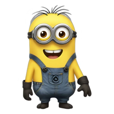 Minion fused with pikachu sticker