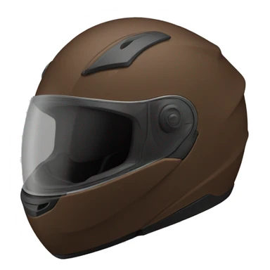Moto helmet brown   sticker