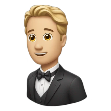 Un homme qui demande en mariage sticker