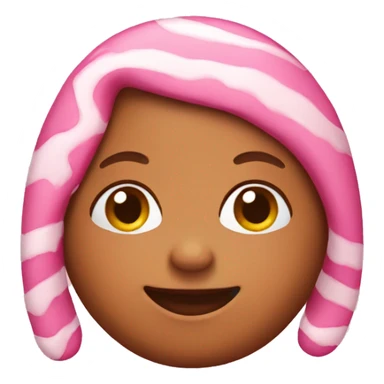 Pink gingerbread girl  sticker
