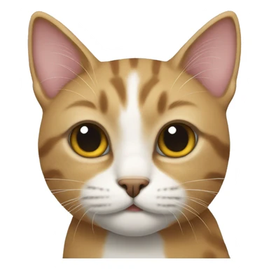 Un gato con cara de que no entiende  sticker