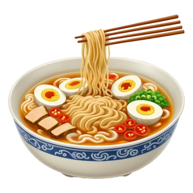 Bowl of ramen sticker