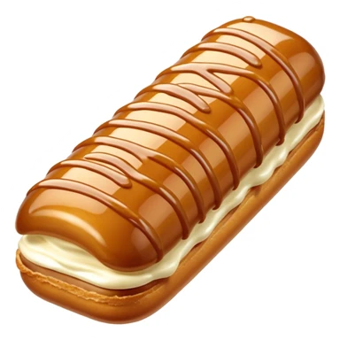Caramel drizzle éclair























 sticker