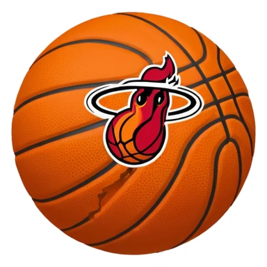 miami heat logo sticker
