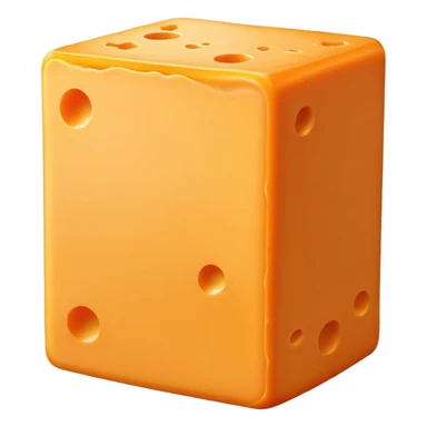 Block of cheddar cheese sticker