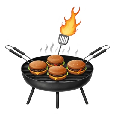 grilling burgers and rib ticklers sticker