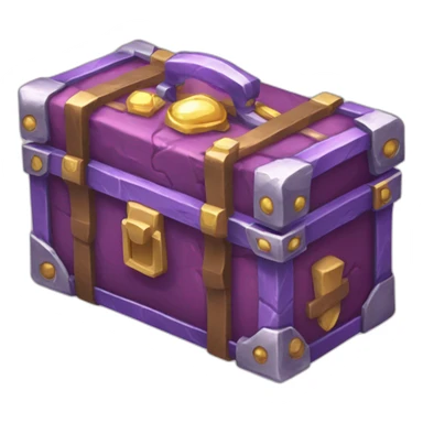 Pokemon Game LootCase Purple Chaotic Color Rich Treasure Legendary Epic Items sticker