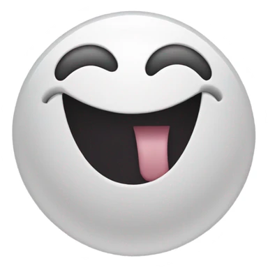 Smiley face with eye roll middle finger sticker