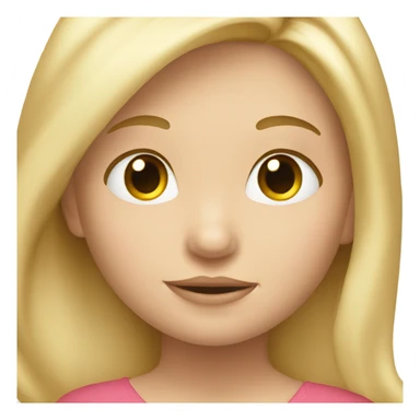 A mom with long, blonde hair is holding her toddler her with blonde hair sticker