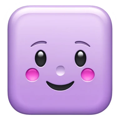 pastel purple iPhone back view shiny finish sticker