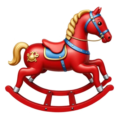red Rocking Horse sticker