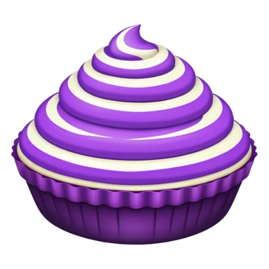 doce branco e roxo sticker