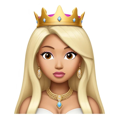 Nicki minaj in her Queen era sticker