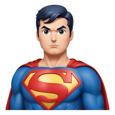 Donald trumps face on Superman’s body sticker