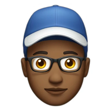 male web designer wearing an Etudes cap sticker