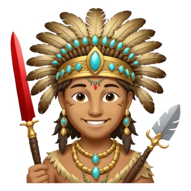 Bes from Egyptian Gods sticker