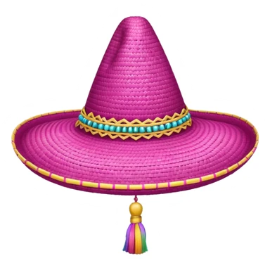 sombrero de  egresados color rosa sticker