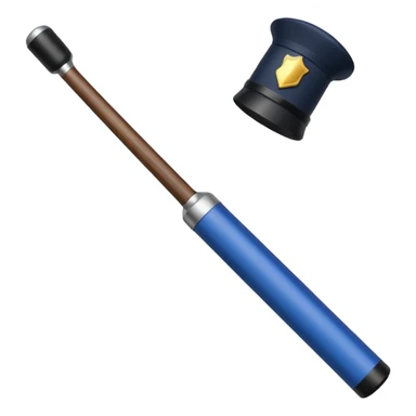 police baton sticker