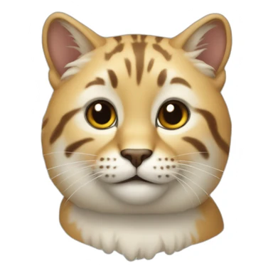 Chat animal couronné sticker