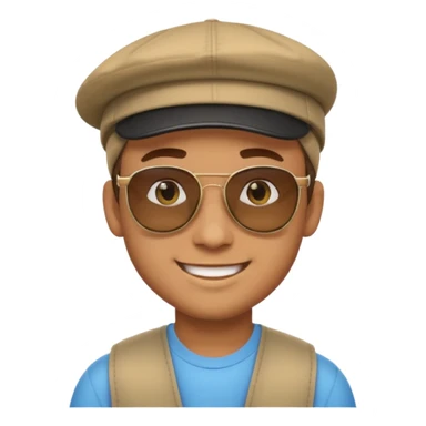 create city boy emoji the meme from tik tok sticker