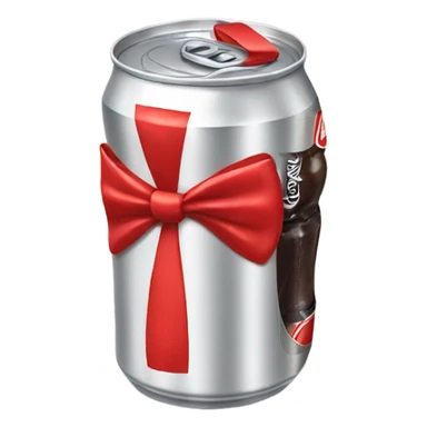 Diet Coke with bow  sticker