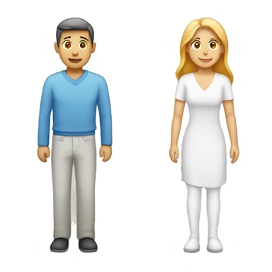 Male and female gender linked icons sticker