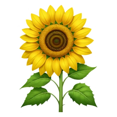 Sunflower sticker