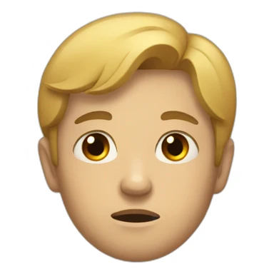 Lachender trauriger sticker