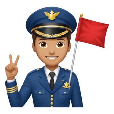 banner carrier from the Parade Marchers sticker