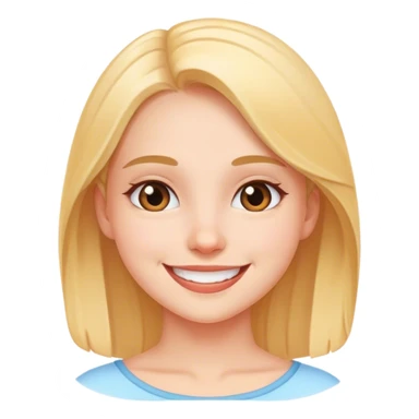 smiling girl indoors portrait sticker