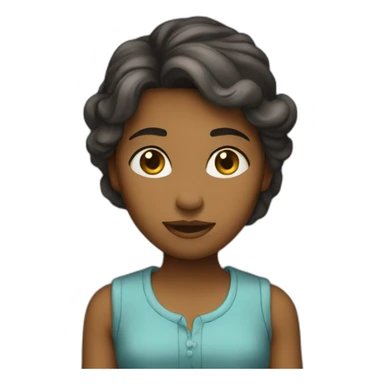 Chat fille voilée sticker