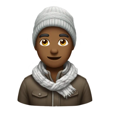 Winter Schal  sticker